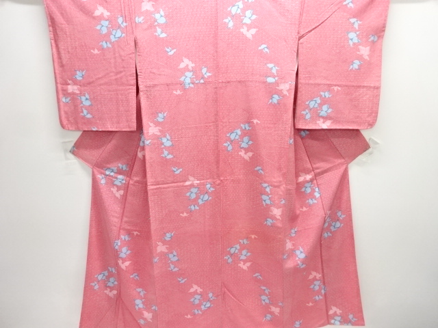 JAPANESE KIMONO / FLOWER PATTERN KOMON